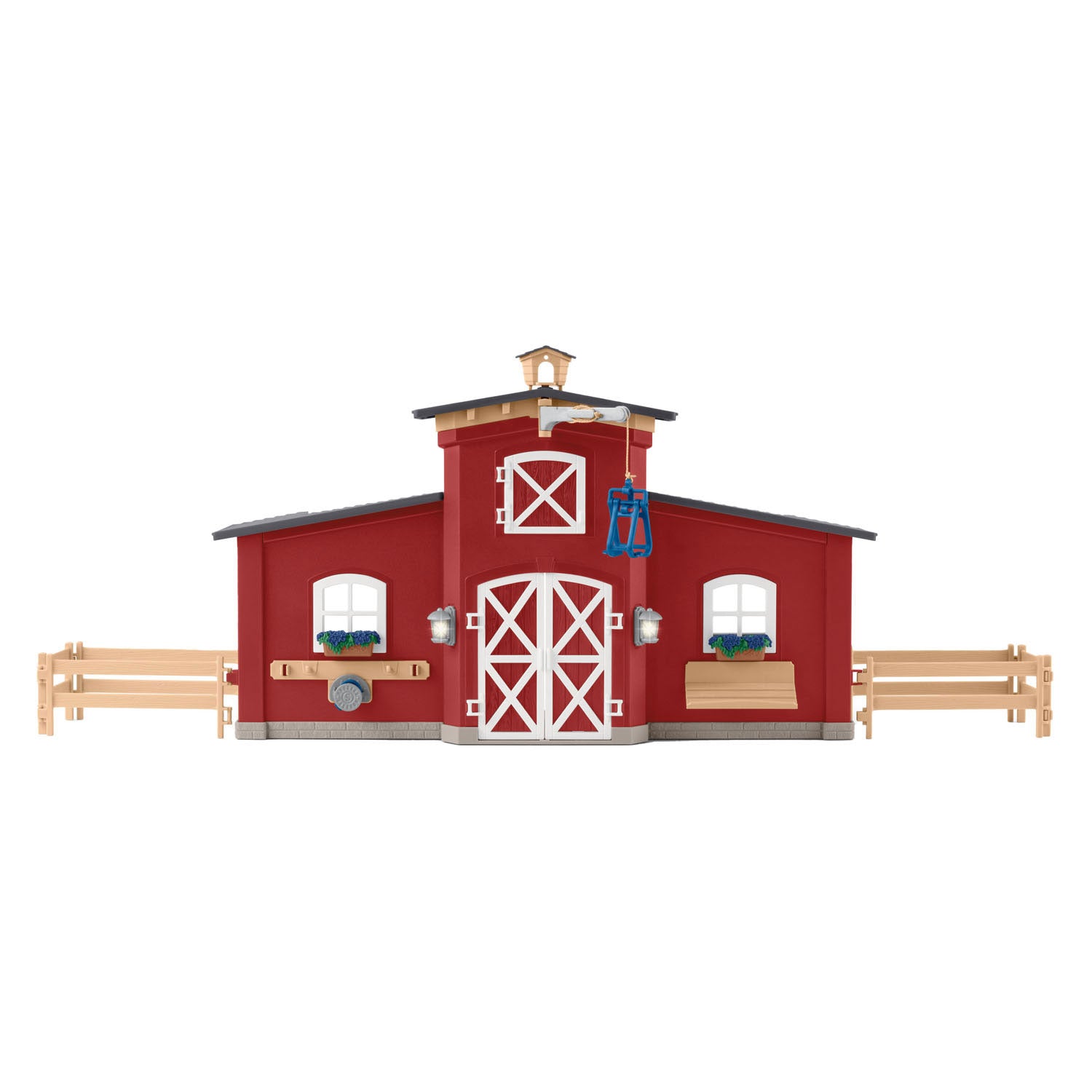 Schleich farm world grote stal rood 42606