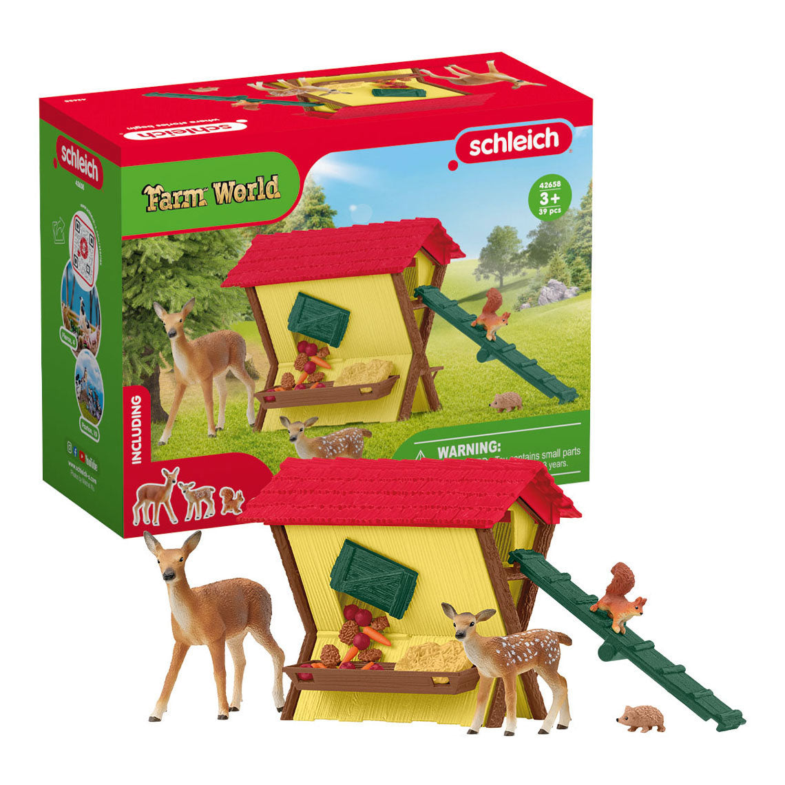 Schleich BOERDERIJWERELD De Bosdieren Voeren 42658