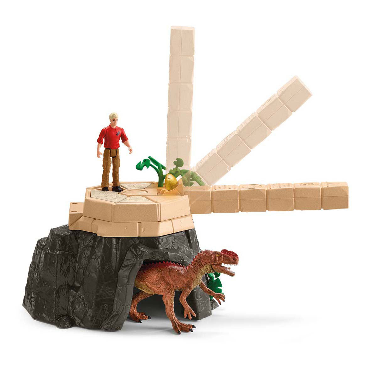 Schleich dinosaurussen dinosaurus tempelverovering 42657