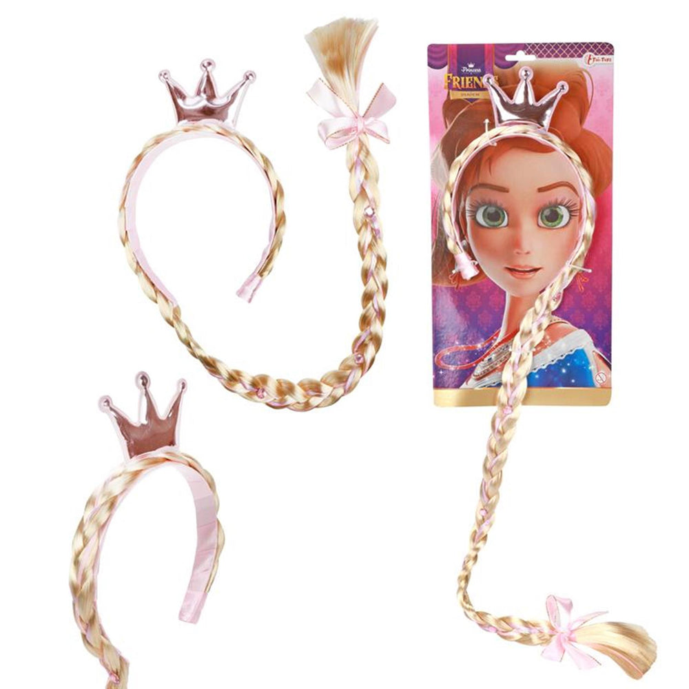 Toi-toys toi toys princess friends diadeem met lange vlecht +kroontje