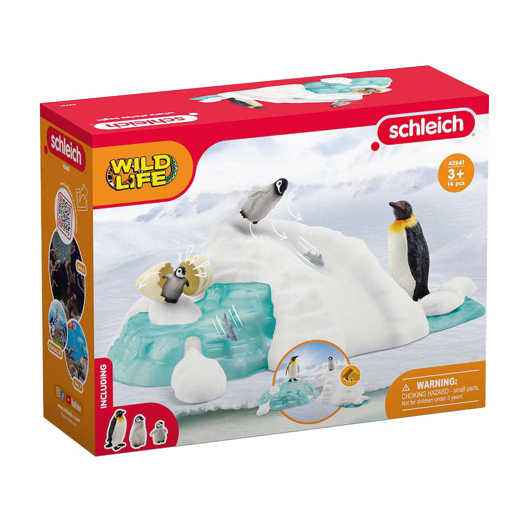 Schleich wildleven pinguinfamiliepret 42661