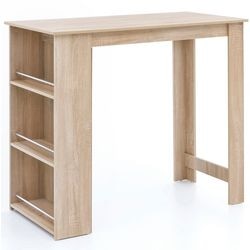 Tafel wohnling aluminium, mfc (gemelamineerde spaanplaat) 4 zits vast