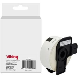 Etiketrol viking dk-11201 brother zwart op wit
