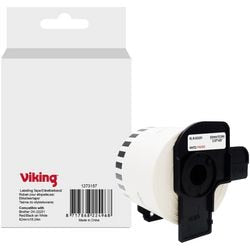 Etiketrol viking dk-22251 brother zwart op wit