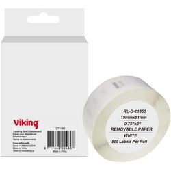 Etiketrol viking s0722550 dymo zwart op wit