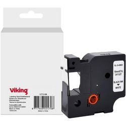 Etiketteertape viking s0720830 dymo zwart op wit