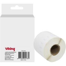 Etiketrol viking s0722430 dymo zwart op wit