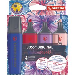 Stabilo boss wildflower markeerstiften - 4dlg.
