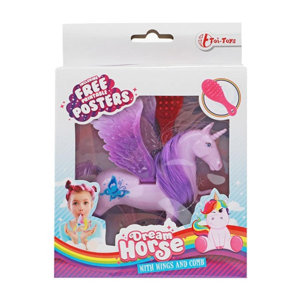 Toi-toys toi toys dream horse eenhoorn pegasus met borstel