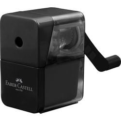 Faber-castell puntenslijper 180984 zwart grip matic