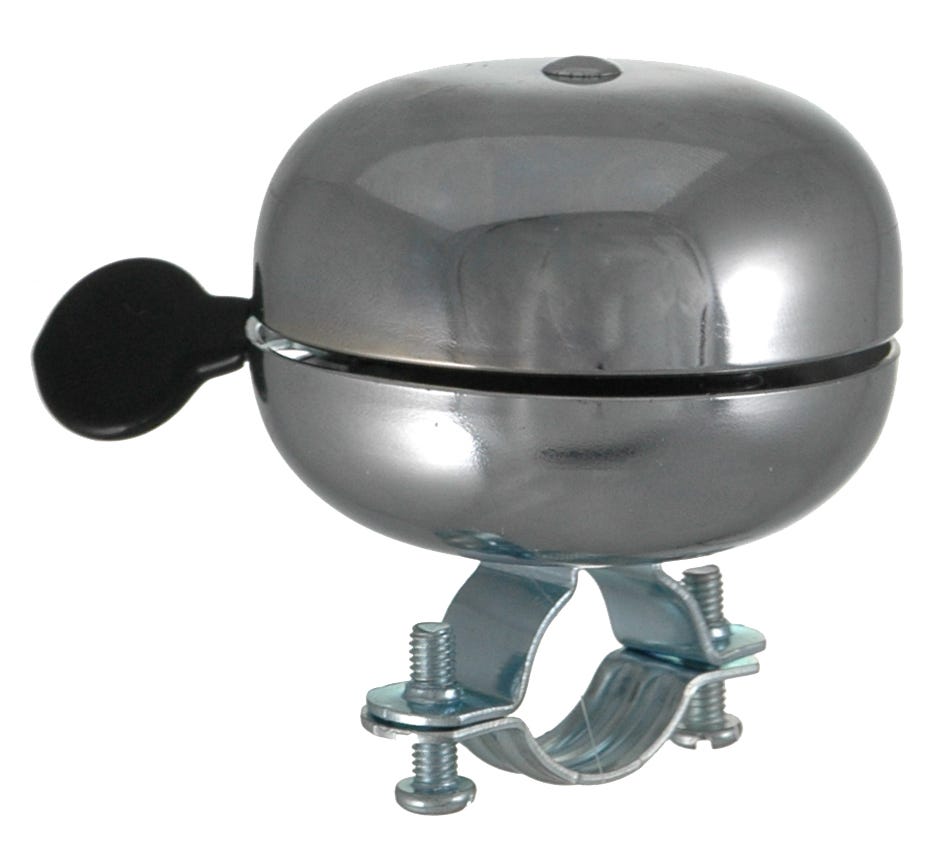 Widek 004259 dingdong bel 80mm chroom op kaart