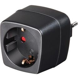 Brennenstuhl travel adapter with earthing => Italy