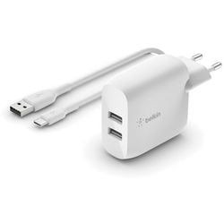 Usb-wandlader belkin wit 24 w