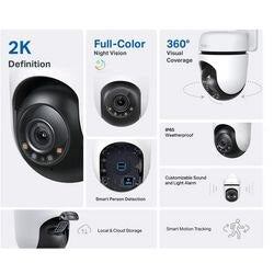 Beveiligingscamera tp-link outdoor pan tilt 123 mm x 123,8 mm x 90 mm
