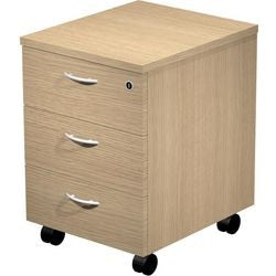 Ladeblok viking start bruin 3 lades afsluitbaar melamine eiken