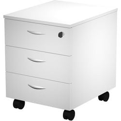 Ladeblok viking basic wit 3 lades afsluitbaar melamine
