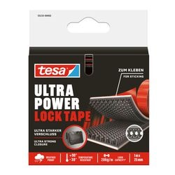 Tesa klittenband ultra power lock tape zelfklevend extreem sterk weerbestendig – 1m x 25mm