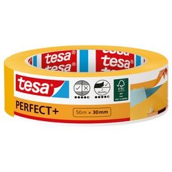 Tesa perfect+ - maskeringstape - 50m x 30mm - precisie verfwerk - washipapier