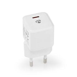 Nedis WCMPD20W100WT Oplader 1,67 2,22 3,0 A Uitgangen: 1 USB-c handel; 20 W Automatische spanningsselectie