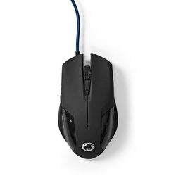 Gaming muis nedis gmwd110bk zwart