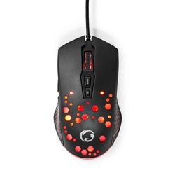 Gaming muis nedis gmwd410bk zwart