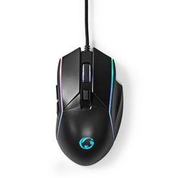 Gaming muis nedis gmwd510bk zwart