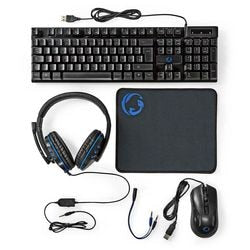 Gaming-starterkit nedis gck51110bkde zwart