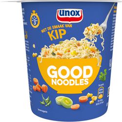 Instant noedels unox 64351660 kip good noodles cup