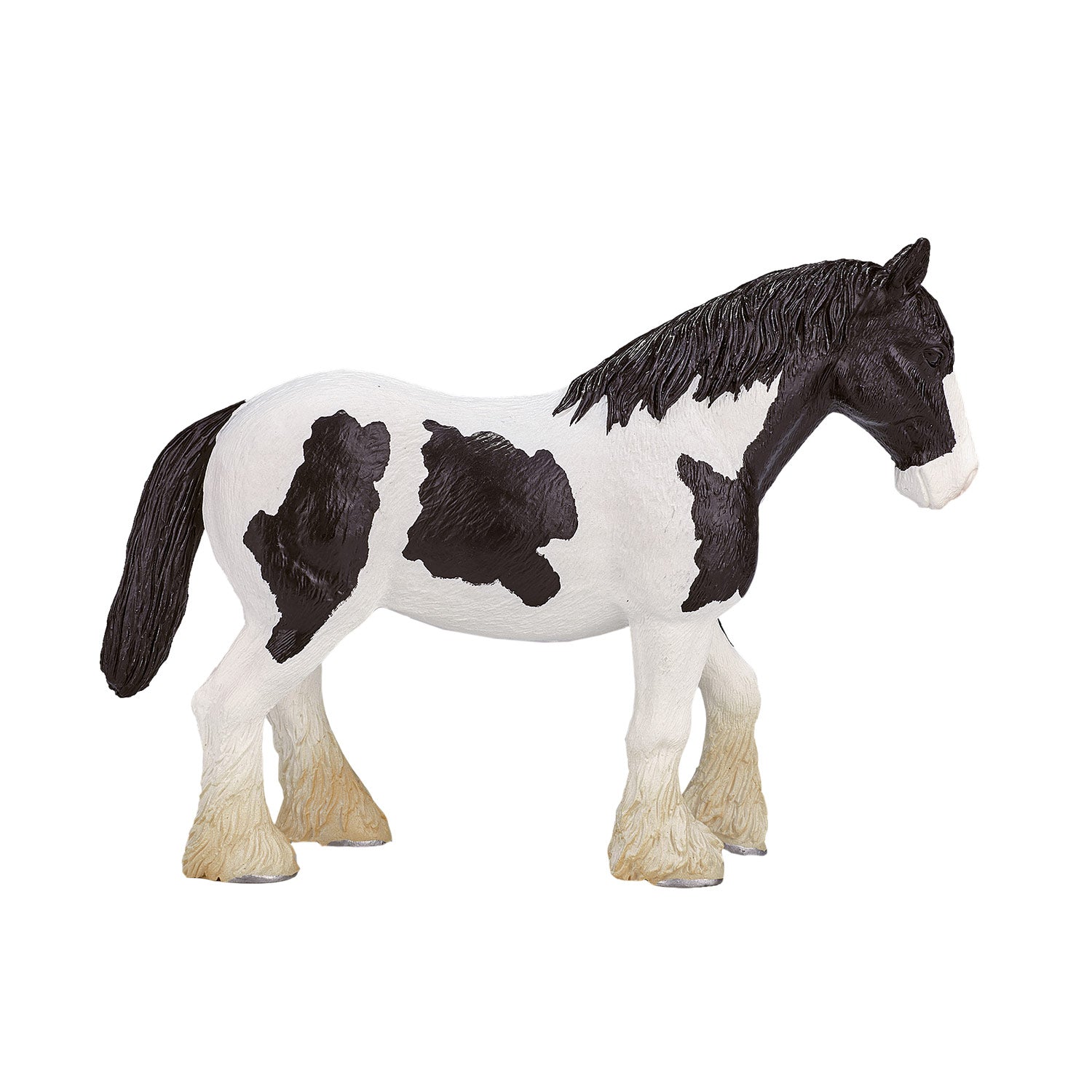 Mojo Horse World Clydesdale Paard Zwart-Wit 387085