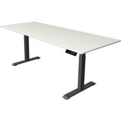 Zit-sta-bureau kerkmann move 1 stable grijs, wit 1270 mm x 2000 mm