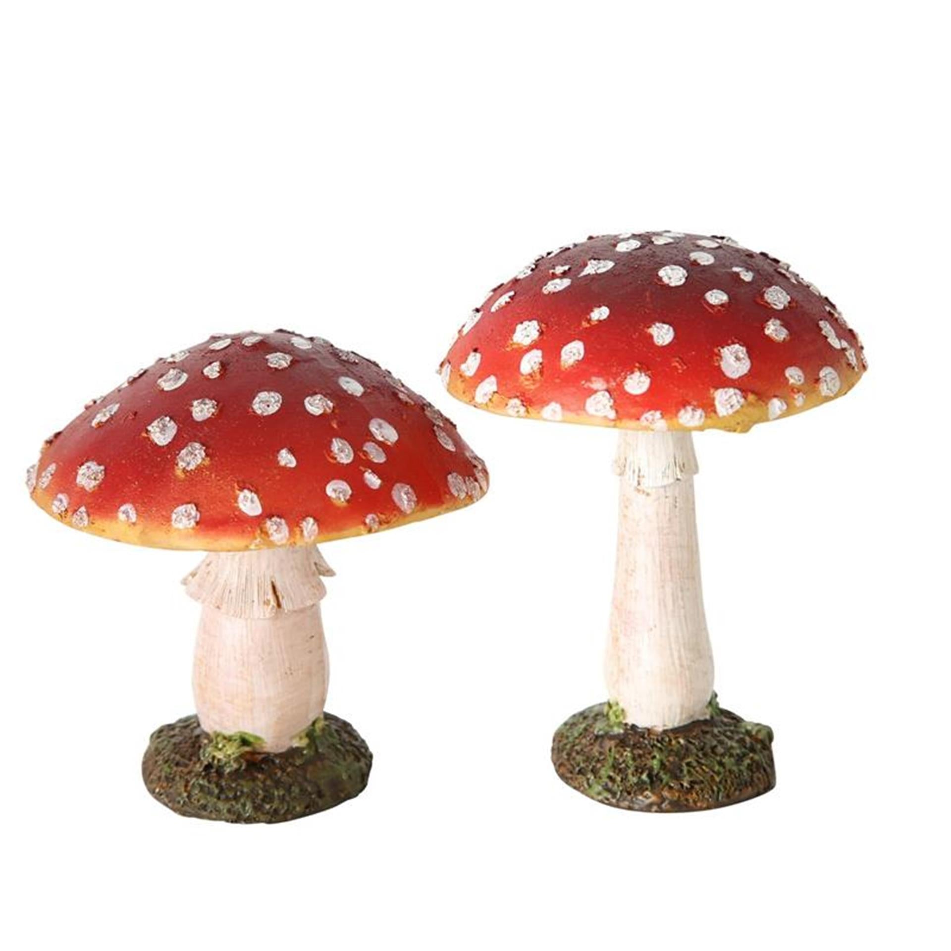 Boltze home paddenstoel polyresin h9cm