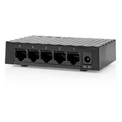 Desktopswitch nedis nswh5p110bk zwart