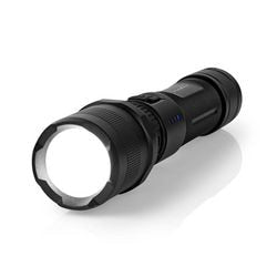 Zaklamp nedis ltrr10wbk batterij zwart