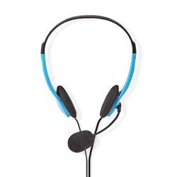 Koptelefoon nedis chst100bu blauw