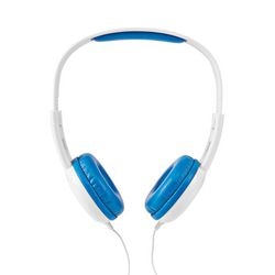 Nedis hpwd4200bu bedrade hoofdtelefoon 1,2 m ronde kabel on-ear blauw wit