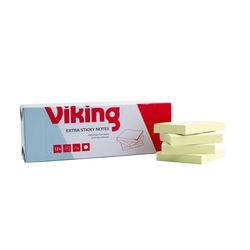 Zelfklevende memoblaadjes viking rechthoekig geel
