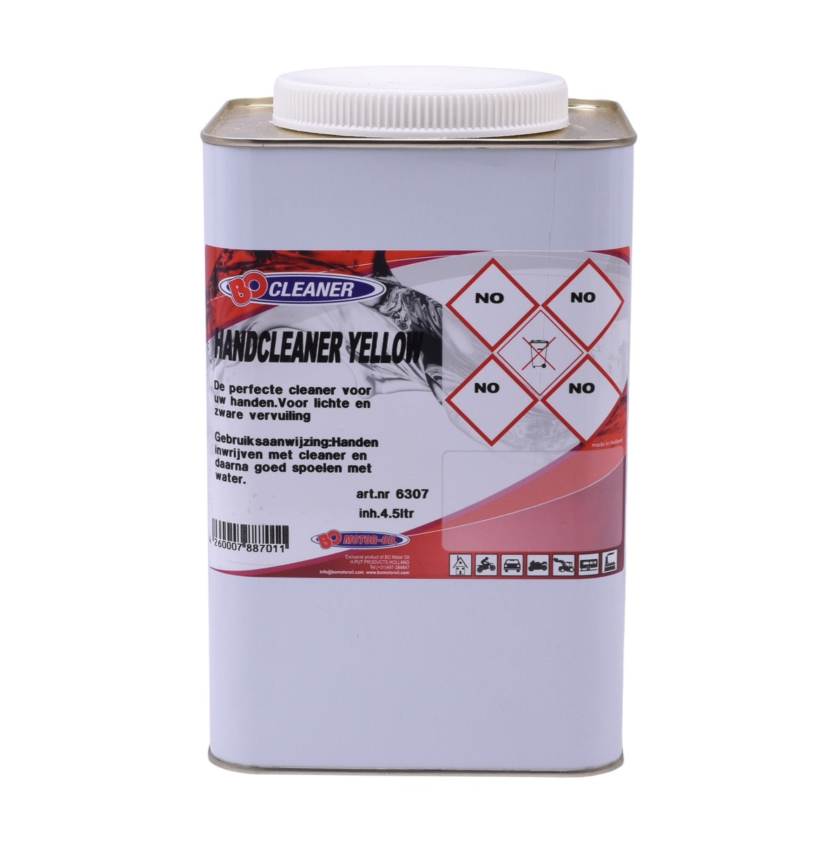 Bo motorolie zeep bo handreiniger geel (4,5kg)