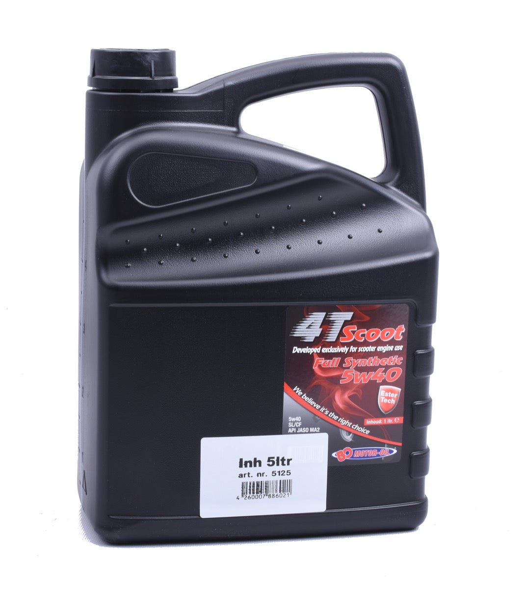 Bo motorolie motorolie bo 4t scooter full synth ester 5w-40 (5l)