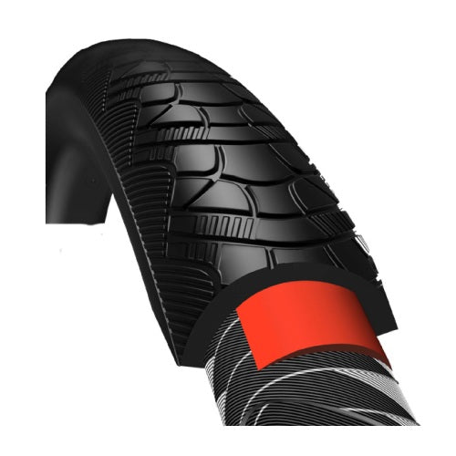 Pneu : CST Zeppelin (1mm anti-crevaison) Couleur : noir avec reflet Taille : 28x1.60, ETRTO 42-622