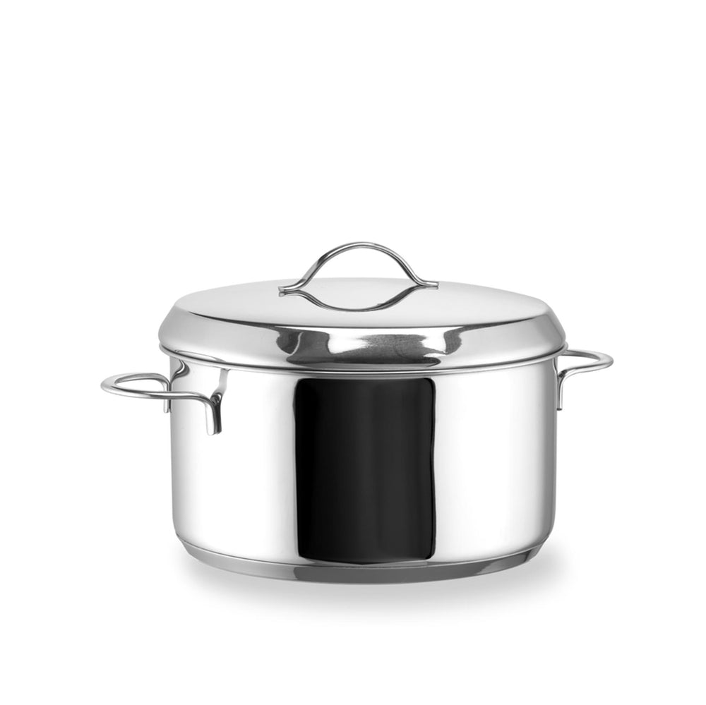 Habonne eurocuisine kookpan met deksel ø12 cm RVS