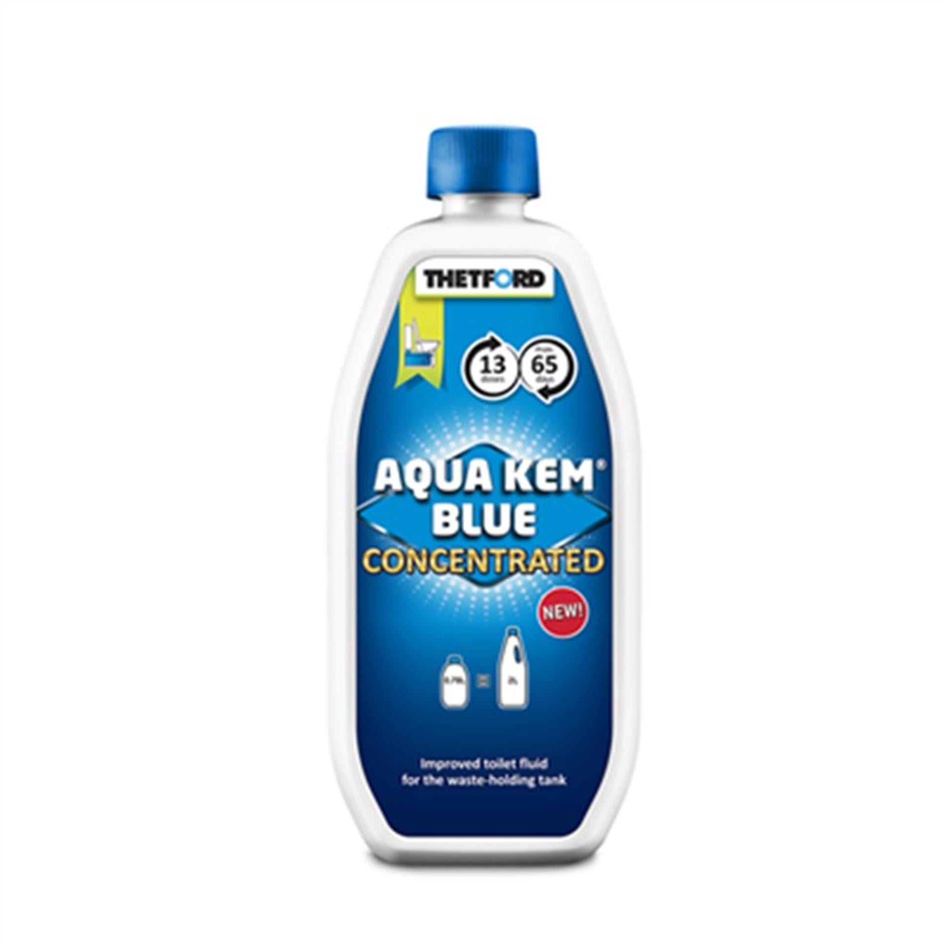 Thetford aqua kem blue geconcentreerde toiletvloeistof 780 ml