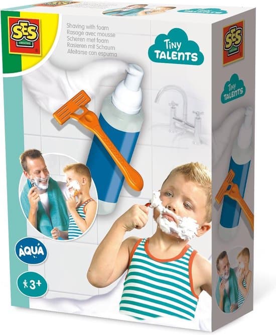 Deze kleine talenten scheren in slecht met hypoallergeen schuim