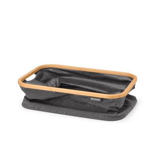 Brabantia wasmand opvouwbaar, 40l - peperzwart
