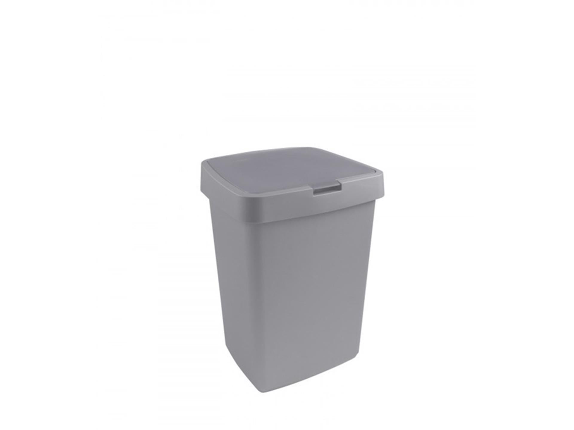 Sunware delta afvalbak klep 25l grijs