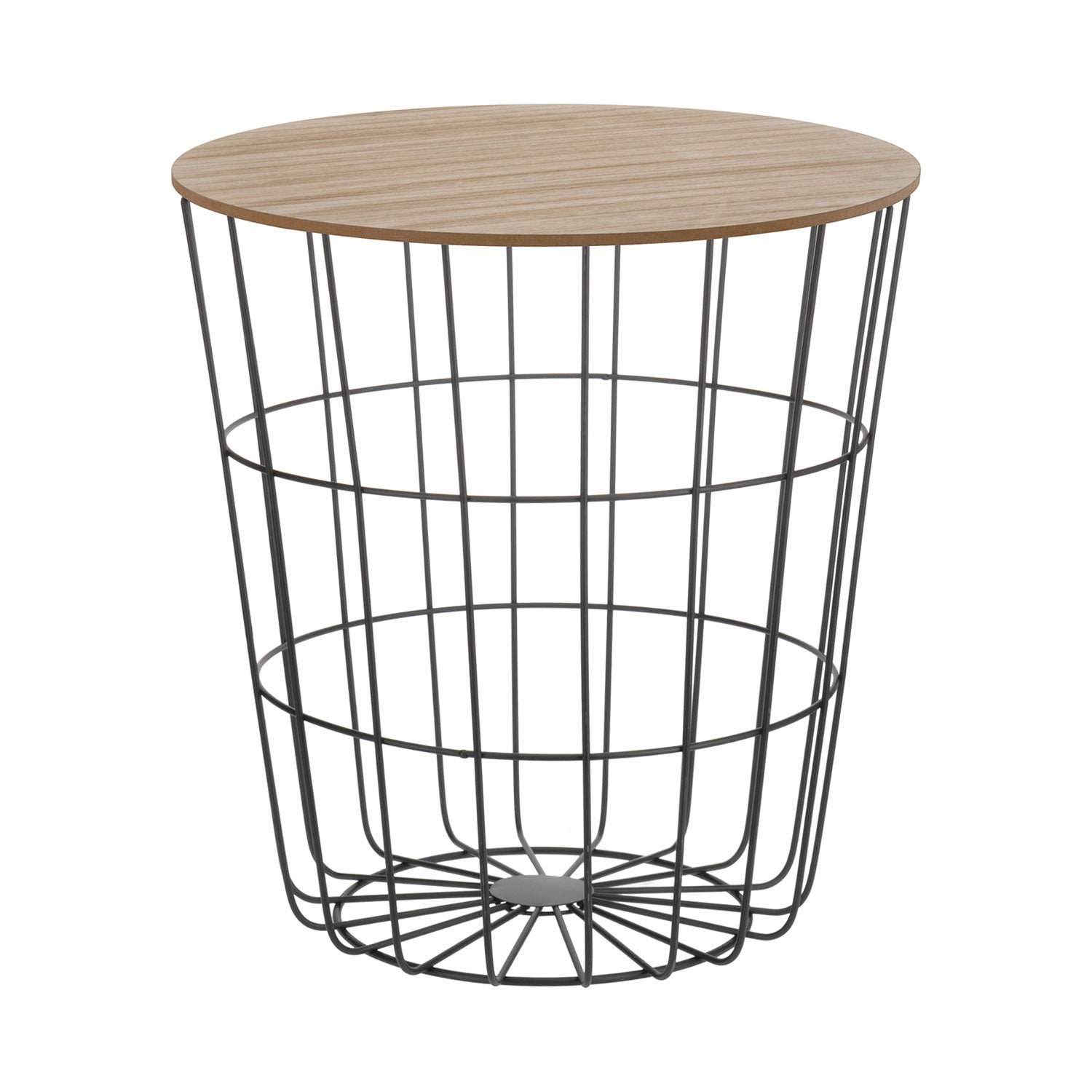 Bijzettafel Metaaldraad Zwart