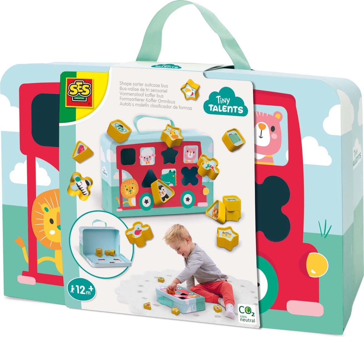 SES Creative Vormenstoof kofferbus