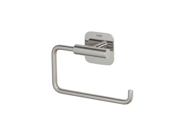 Tiger colar toiletrolhouder zonderklep rvs gepolijst 146x99x34mm