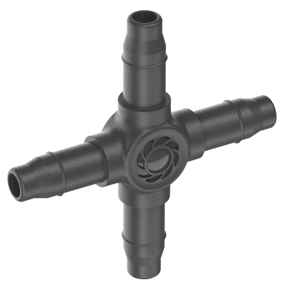 Gardena kruisstuk 4,6 mm (3 16 ) verbinding (donkergrijs, 10 stuks)