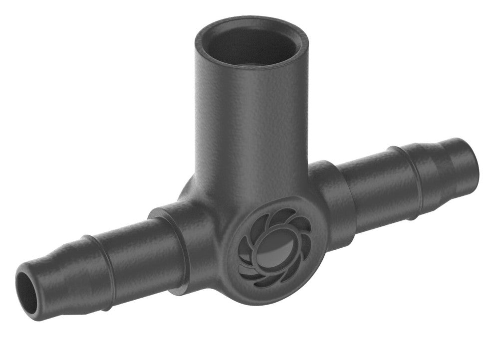 Gardena t-stuk voor sproeiers einddruppelaars 4,6 mm (3 16 ) verbinding (donkergrijs, 5 stuks)
