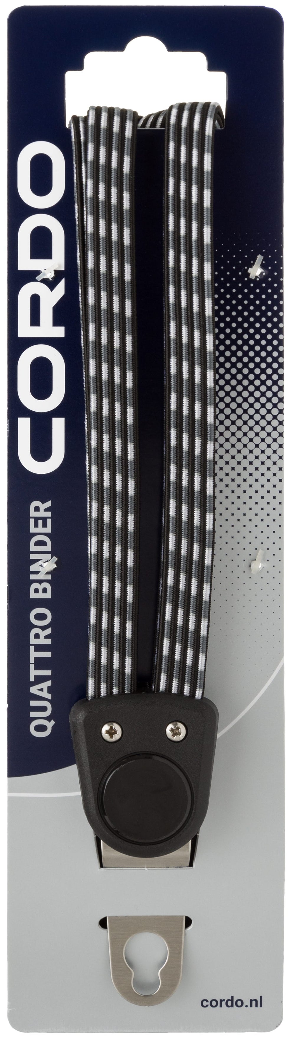 Cordo snelbinder quattro strong zwart-grijs